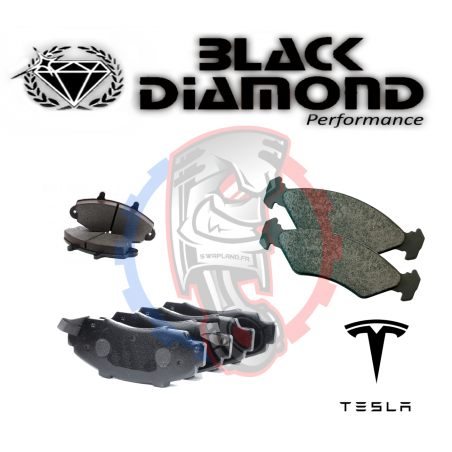 Plaquettes de frein Black diamond pour Tesla Model X -SWAPLAND-