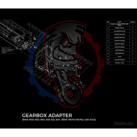 Entretoise moteur BMW E36 M50 M52 320i 323i 325i 328i M3 boite de vitesses BMW ZF 8HP70 8HP70 ZF GS6-53DZ E90 330D E60