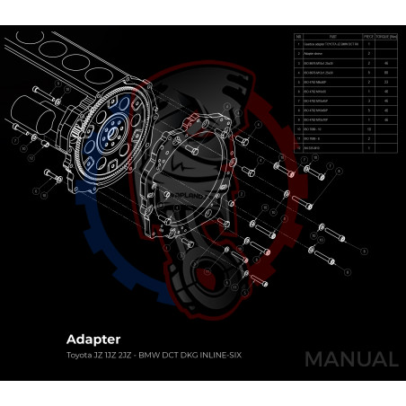 Entretoise moteur Altezza AS300 IS300 Aristo JZS147 JZS16 JCE10 2JZ boite de vitesses BMW ZF / GETRAG ou ZF 8HP 8HP70 / BMW DCT