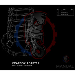 Entretoise moteur Honda K K20 K24 boîte de vitesses Mazda RX-8 2