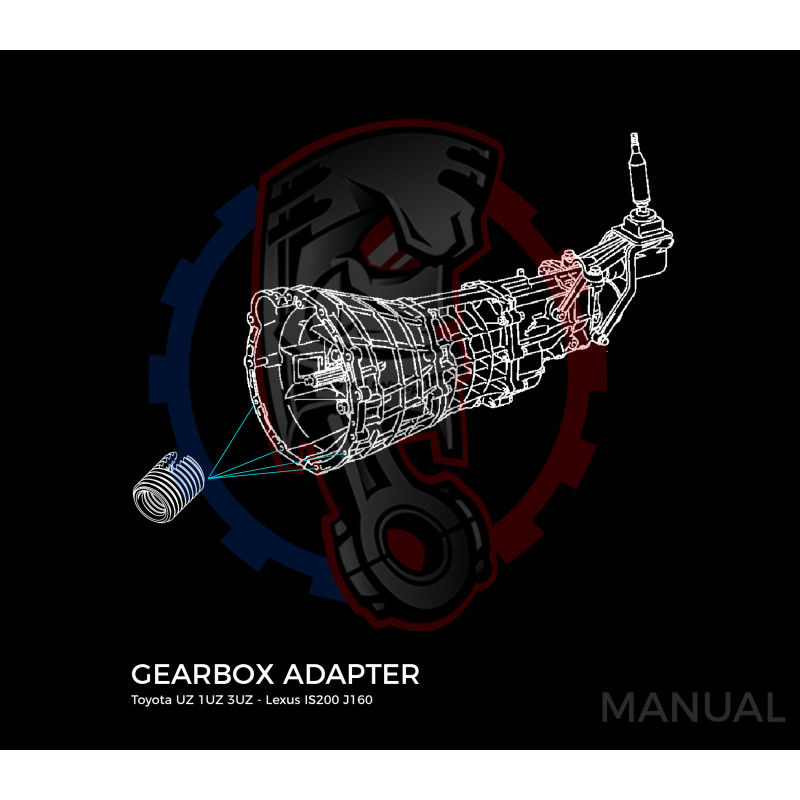 Entretoise moteur Toyota JZ 1JZ 2JZ boîte de vitesses manuelle Lexus IS200 J160 Aisin AZ6 1G-FE (1ère gen)