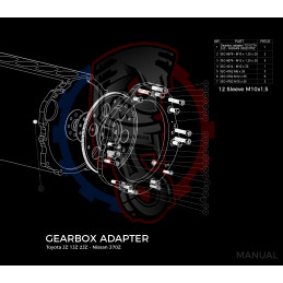 Entretoise moteur Toyota JZ 1JZ 2JZ boîte de vitesses Nissan 350Z Z33 370Z Z34 CD009 - Swapland 2