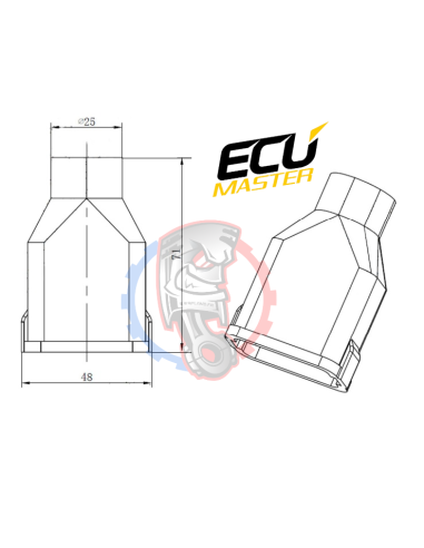 Ecumaster Cache en caoutchouc pin 24 - Swapland -