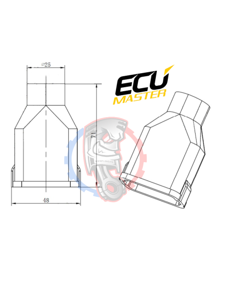 Ecumaster Cache en caoutchouc pin 24 - Swapland -
