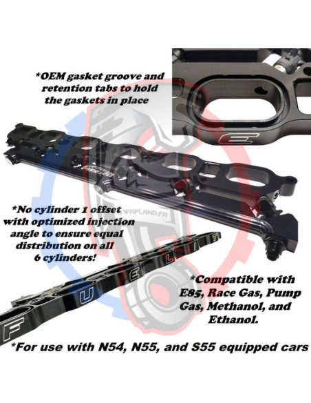 Fuel-it! Kit entretoise bi-injection BMW N54 - Swapland -