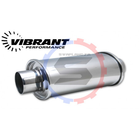 Silencieux ovale Vibrant diamètre 89 mm - SWAPLAND -