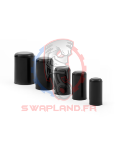 Bouchon silicone renforcé noir Ø10 à 32mm