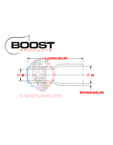 Réducteur droit silicone Boost Products