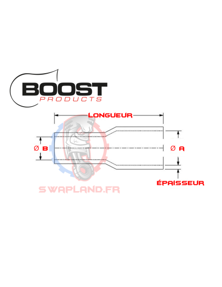 Réducteur droit silicone Boost Products