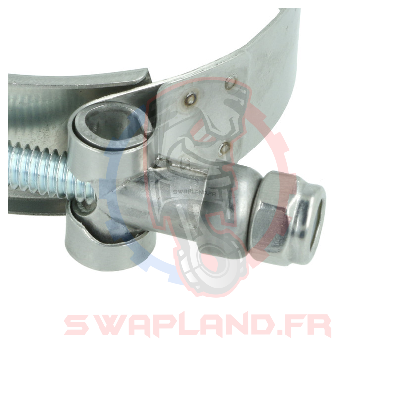 Collier t-bolt renforcé Ø 102 – 110 mm acier inoxydable 