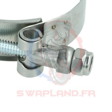 Collier t-bolt renforcé Ø 102 – 110 mm acier inoxydable 