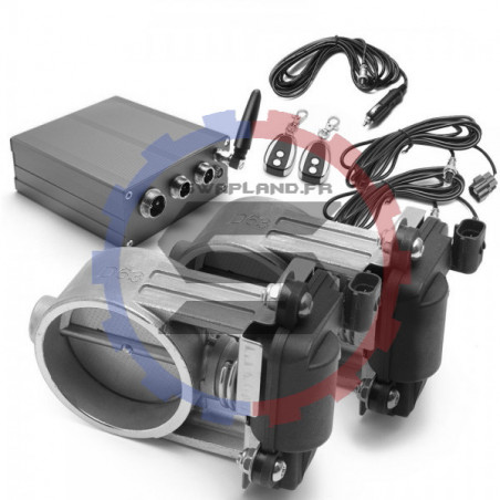 Valve d'échappement double à contrôle électrique télécommandé