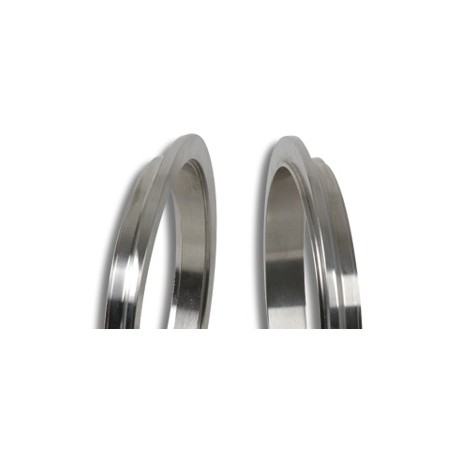 Kit V-band inox avec gorge de positionnement.