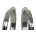 Kit V-band inox avec gorge de positionnement.
