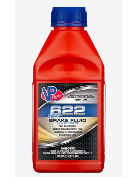Liquide de Frein VP Racing 622 Full Synthetic DOT 4 - Haute Performance
