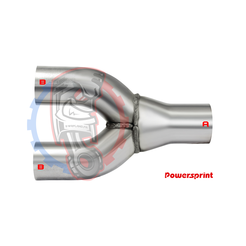 Raccord Y inox Powersprint