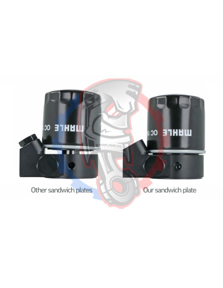 Plaque sandwich thermostatique M22x1.5mm (82°C) BOOST Products Noir