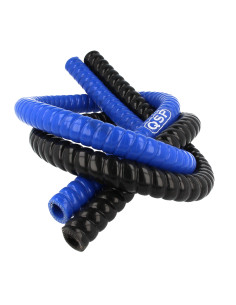 Durite silicone Superflex renforcée bleue ou noir 13 à 38mm intérieur