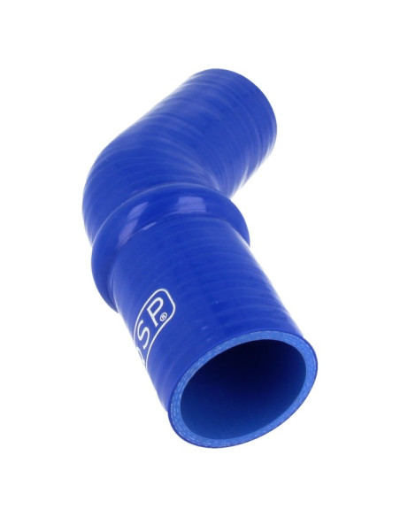 Amortisseur silicone 45° QSP Products bleu ou noir Ø51 à 102mm