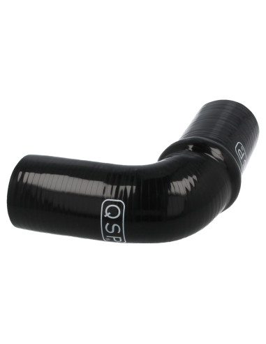 Amortisseur silicone 90° QSP Products bleu ou noir Ø51 à 102mm