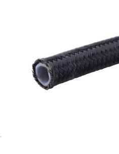 Durite PTFE renforcée – Inox, Nylon noir ou Inox avec gaine PVC 2