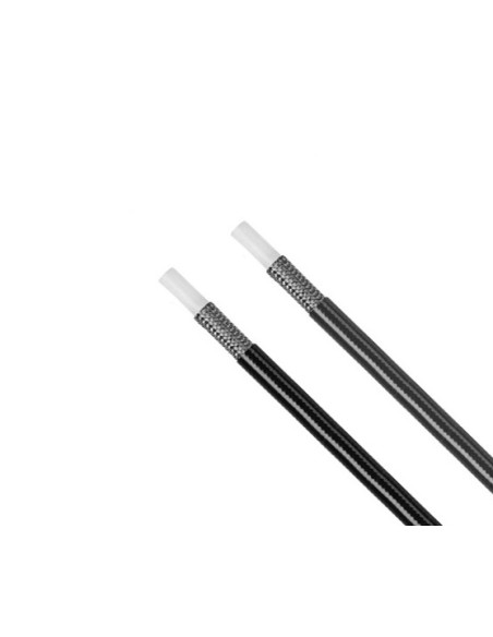 Durite PTFE renforcée – Inox, Nylon noir ou Inox avec gaine PVC