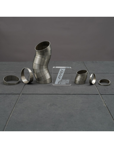 Coudes Inox Pie Cut avec Embout – Angles 9° à 15° – Ø 42 à 114 mm