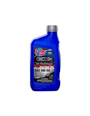 VP Racing EX-HP 0W-50 Hi-Performance Racing Oil - Huile de Moteur 946ml