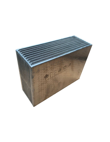 Corps d'échangeur Eau/Air Garrett 1000CV - 249mmx92mmx183mm