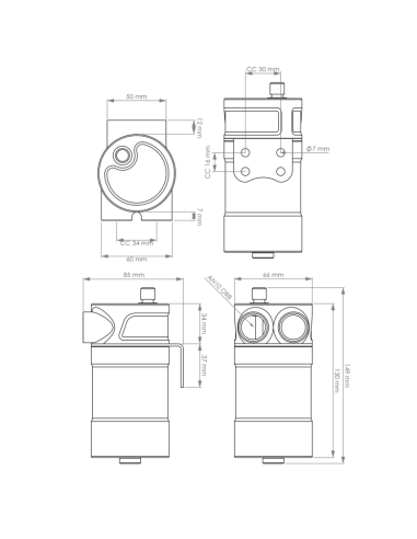 Récupérateur d’huile universel Nuke Performance – 0,25 L