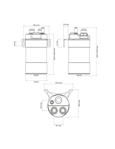 Récupérateur d’huile universel Nuke Performance – 0,5 L