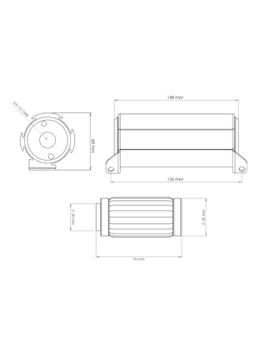 Filtre à carburant 10/100 microns AN-10 Nuke performance