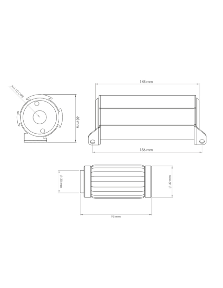 Filtre à carburant 10/100 microns AN-10 Nuke performance