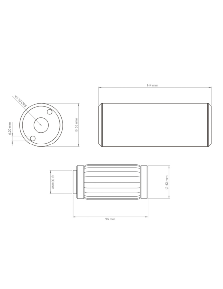 Filtre à carburant fin 10/100 microns AN-10 Nuke performance