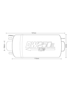 Pompe à carburant externe Deatschwerks DW250il 2