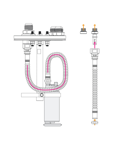 Kit de montage pour réservoir Nuke performance