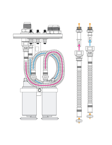 Kit de montage pour réservoir Nuke performance