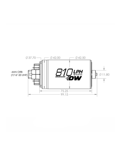 Pompe à carburant externe Deatschwerks DW810