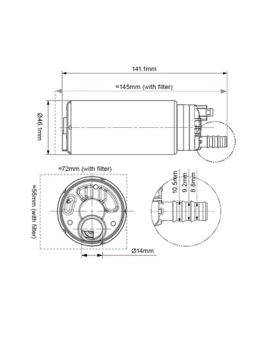 Pompe Bosch BR540 immergée 540 litres par heure