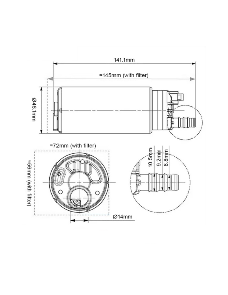 Pompe Bosch BR540 immergée 540 litres par heure