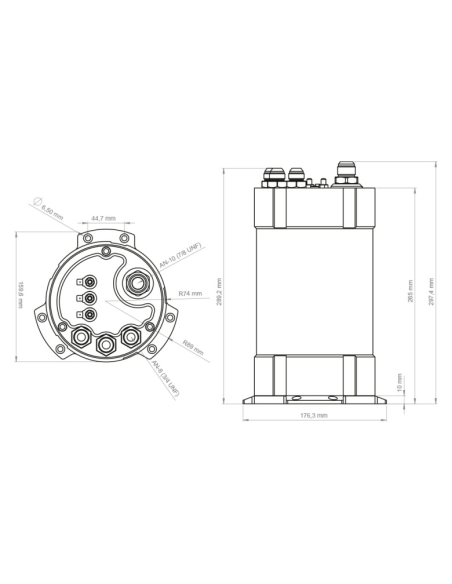 Réservoir tampon 2G 3,0 litres Nuke performance pompe Walbro