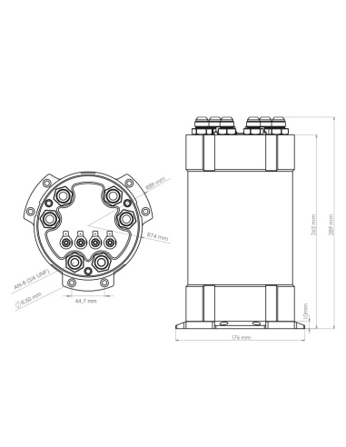 Réservoir tampon 2G 3,0 litres Nuke performance pompe immergée