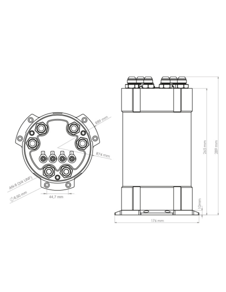 Réservoir tampon 2G 3,0 litres Nuke performance pompe immergée