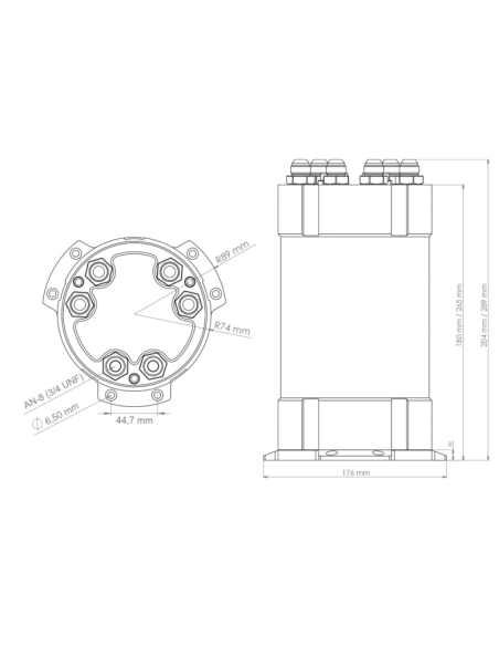 Réservoir tampon 2G 3,0 litres Nuke performance pompe externe