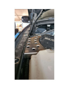 Platines renfort ailes vs tourelles amortisseurs BMW E46 2