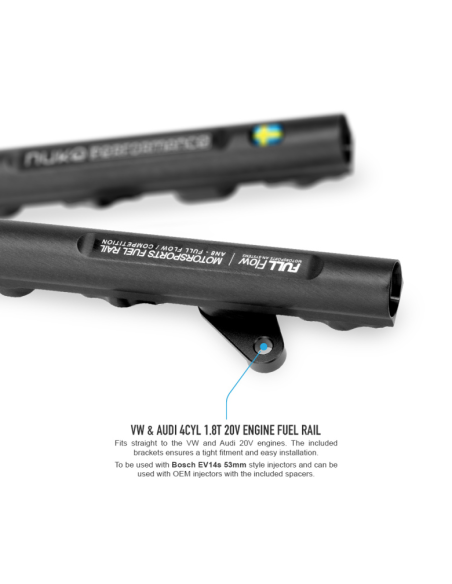 Rampe injection Nuke Performance – Audi VW 1.8T 20V | Haute performance & fiabilité