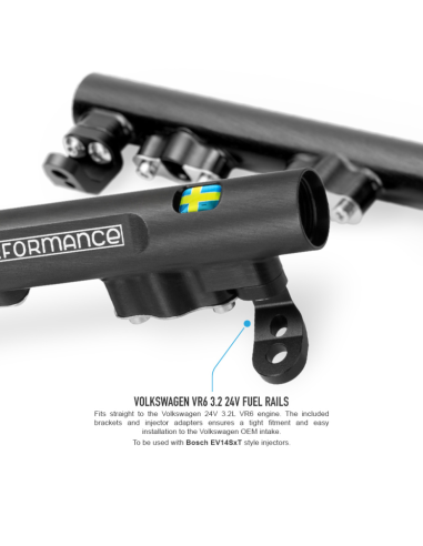 Rampe injection Nuke Performance – Audi VW 3L2 24V VR6 | Haute performance & fiabilité