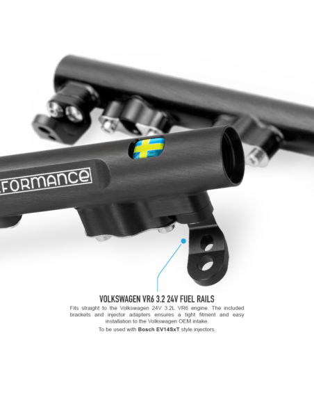 Rampe injection Nuke Performance – Audi VW 3L2 24V VR6 | Haute performance & fiabilité