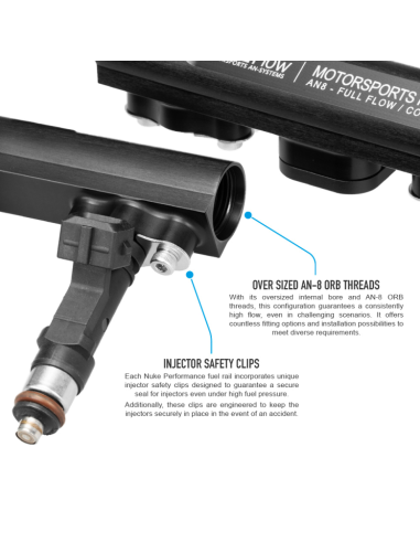 Rampe injection Nuke Performance – BMW 4 cylindres M10/S14 | Haute performance & fiabilité