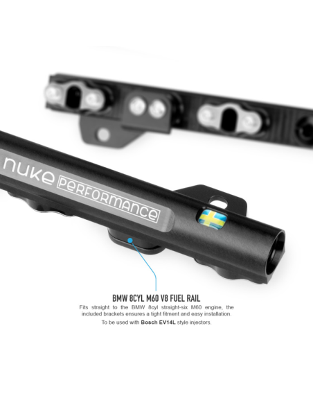 Rampe injection Nuke Performance – BMW 8 cylindres M60 M62 | Haute performance & fiabilité